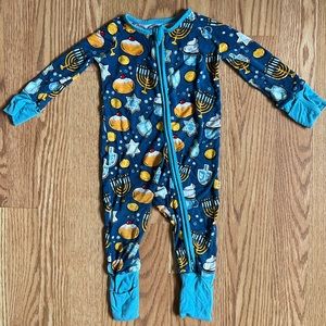 Little Sleepies Hanukkah Sweets Bamboo Zippy 3-6 Months